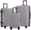 Wrangler Astral Travel Luggage, Sharkskin, 3 Piece Set