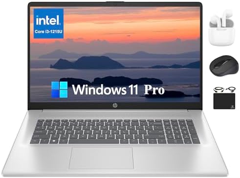 HP 2024 17 Pavilion Laptop, 17.3” FHD IPS Anti-Glare Display, 6-Core Intel i3-1215U, 32GB RAM, 1TB …