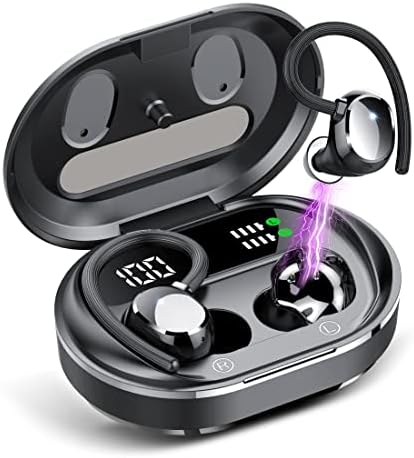 Wireless Earbuds, 2023 New Ultralight Sport Bluetooth 5.3 Headphones In Ear with LED Display, Built-…