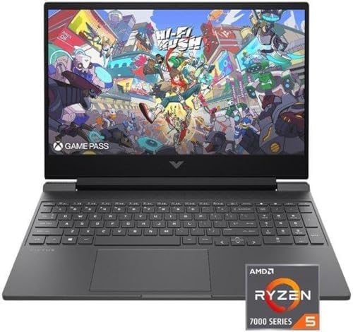 HP Victus 15.6″ FHD 144HZ Gaming Laptop | AMD Ryzen 5-7535HS (Beat i7-11800H) | AMD Radeon RX 6550M|…