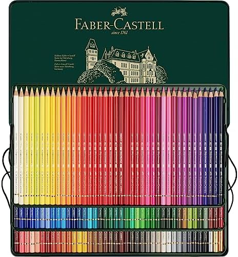 Faber Castell Colored Pencils, Polychromos Colored Pencils, 120 Color Pencil Set – Premium Quality A…