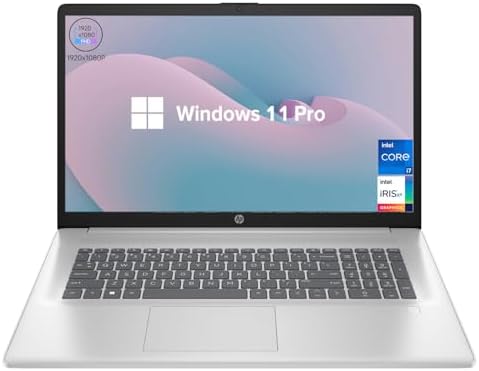 HP 17t Performance Business Laptop, 17.3″ FHD, Intel Core i7-1355U, 16GB RAM, 1TB SSD, Fingerprint R…