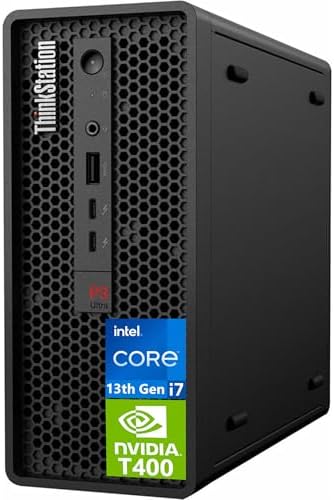 Lenovo ThinkStation P3 Ultra Small Form Factor i7-13700T, 32GB DDR5, 1TB NVMe, T400 4GB Graphics, Wi…