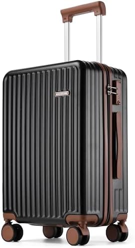 Carry on Luggage Airline Approved, Hardside Carry-on Suitcase with Spinner Wheels, Hard Shell Lightw…