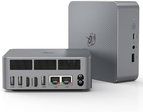 Beelink EQi12 Dual LAN Mini PC, Intel Core 1220P(10C/12T, up to 4.4GHz), 24GB LPDDR5 5200MHz 500GB P…