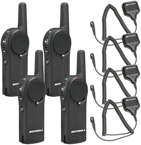 Motorola DLR1060 Two-Way 6-Channel Digital Business Radio (DLR1060) +HKLN4606 Remote Speaker Mic (4-…
