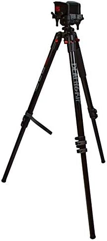 BOG Deathgrip Tripod with Durable Frame, Lightweight, Stable Design, Bubble Level, Adjustable Legs, …
