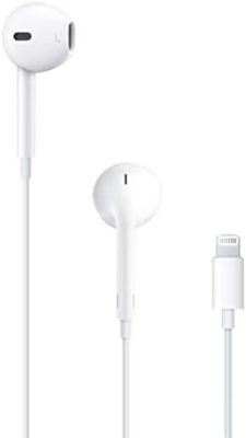 Apple EarPods Headphones with Lightning Connector, Wired Ear Buds for