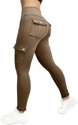 Ashowlaco Yoga Pants Workwear Fitness Pants Women's High Elastic Tight