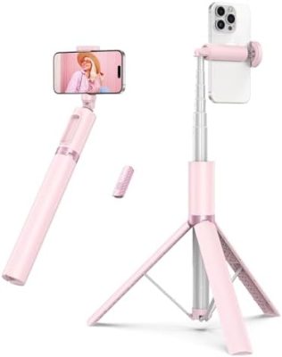 ATUMTEK 55" Selfie Stick Tripod, All-in-one Extendable Aluminum Phone Tripod