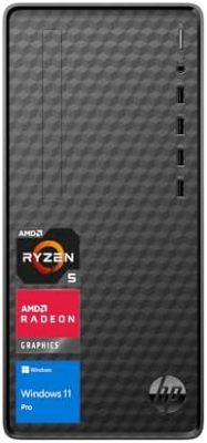 HP Essential Business Tower Desktop, AMD Ryzen 5-5600G, AMD Radeon