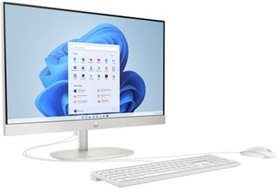 HP 23.8 inch All-in-One Desktop PC, FHD Display, Intel Core