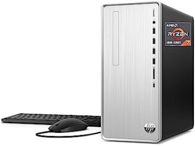 HP Pavilion Desktop Computer PC, AMD Ryzen 7 Processor, AMD