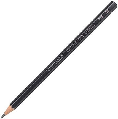 Caran D'ache Grafwood Graphite Pencil - 6B (775.256)