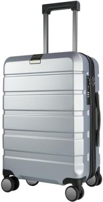 KROSER Hardside Expandable Carry On Luggage with Spinner Wheels &