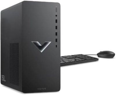 HP Victus 15L Gaming Desktop PC, AMD Ryzen 5 5600G,