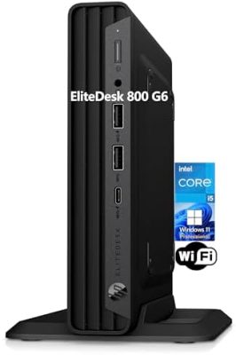 HP EliteDesk 800 G6 Mini Desktop Business Computer, Core i5-10500T