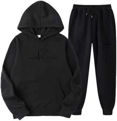 Womens Sets 2 Piece Outfits,Women's Sweatsuit Outfits Hooded Tracksuits 2