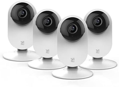 YI Pro 2K 4PC Home Security Camera, 2.4Ghz Indoor IP