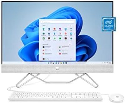 HP 23.8” All-in-One Desktop PC, Intel Celeron Processor J4025, 8