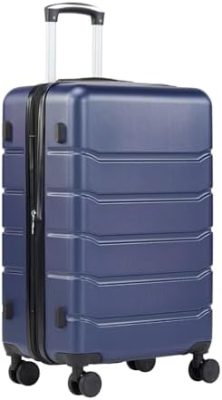 DUMOS 20 inch Luggage, Expandable Hardside Suitcase with Spinner Wheels,