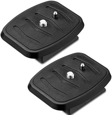 Weewooday 2 Pieces 43mm Tripod Quick Release Plate Tripod Adapter