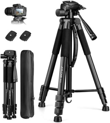 JOILCAN Camera Tripod, Heavy Duty Tripod for Camera, 67" Phone