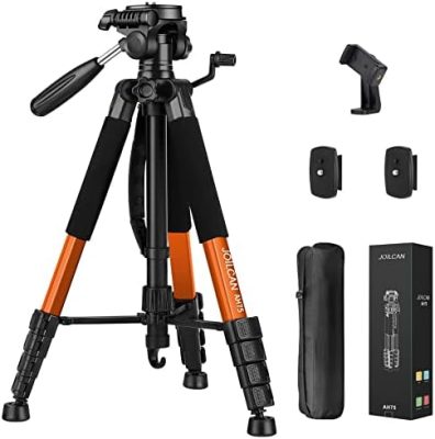 JOILCAN Tripod Camera Tripods, 74" Tripod for Camera Cell Phone