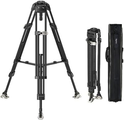 SmallRig FreeBlazer Heavy-Duty Carbon Fiber Tripod, 72" Video Bowl Tripod