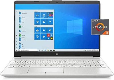 HP 2021 15.6'' HD Laptop PC AMD Dual-Core Ryzen 3