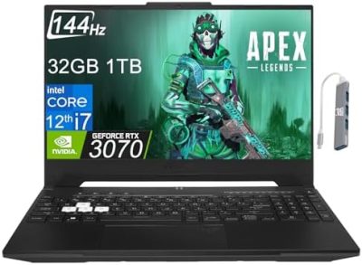 ASUS TUF Dash F15 Gaming Laptop (15.6" FHD 144Hz, Intel