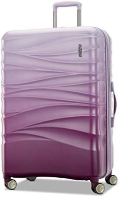 American Tourister Cascade Hardside Expandable Luggage Wheels, Purple Haze, 28-Inch
