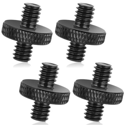 1/4" Male to 1/4" Male Tripod Screw, 4 PCS Standard