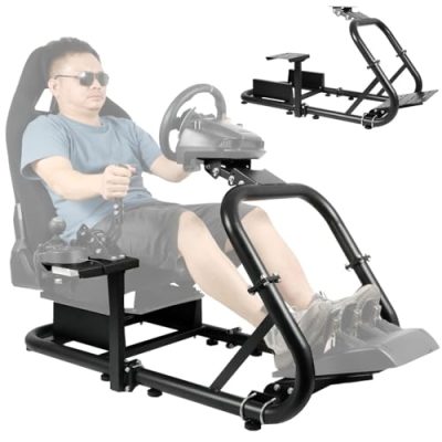 Dardoo G923 Racing Simulator Cockpit Frame Fit for Logitech/Thrustmaster/Fanatec G27