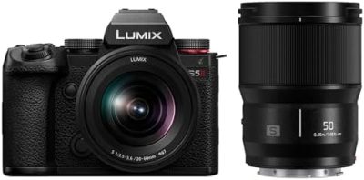 Panasonic LUMIX S5II Mirrorless Camera, 24.2MP Full Frame with Phase