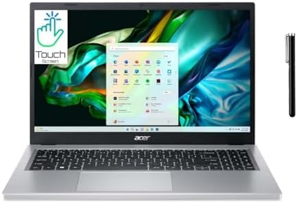 acer Aspire 3 Touch Slim Laptop in Silver Ryzen 5 4-Core up to 4.3GHz 16GB RAM 512GB SSD 15.6in FHD …