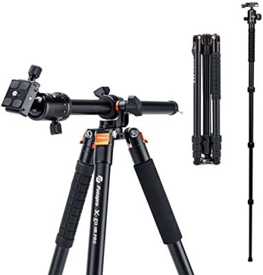 Fotopro Horizontal Camera Tripod 75 Inch Aluminum 360 Degree Ball