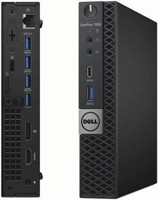 Dell OptiPlex 7050 Micro Form Factor Desktop Computer, Intel Core