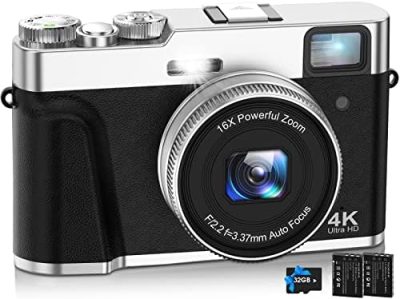 NEZINI 4K Digital Camera,Auto Focus 48MP Vlogging Camera for YouTube