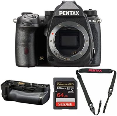 Pentax K-3 Mark III DSLR Camera Body (Black) - Professional