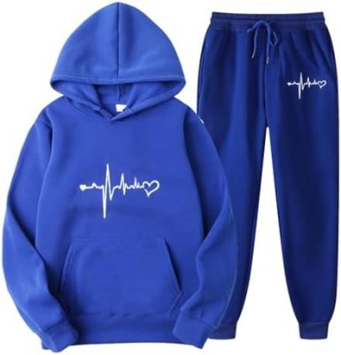 2 Piece Sets for Women Fall,Hooded Sweatsuits Sweatpants Long Sleeve