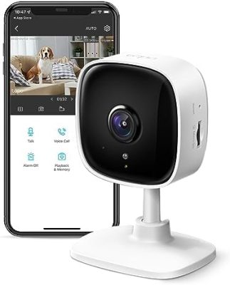 TP-Link Tapo 1080P Indoor Security Camera for Baby Monitor, Dog