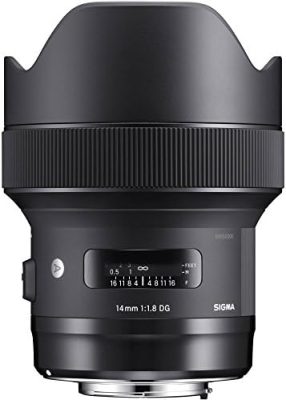 Sigma 14mm F/1.8 Art DG HSM Lens (for Nikon Cameras)