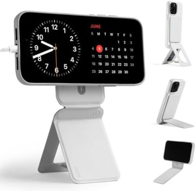 MOFT Phone Tripod Stand Compatible with iPhone 16/15/14/13/12 Series, Angle