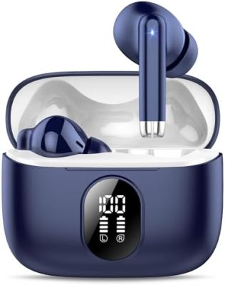 Wireless Earbuds, Bluetooth 5.3 Earbuds Stereo Bass, Bluetooth Headphones in