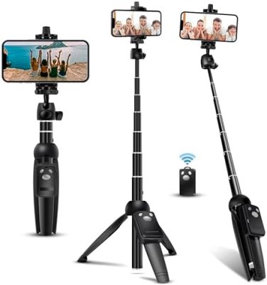 Selfie stick tripod bluehorn 42 Inch Aluminum Alloy Selfie Stick