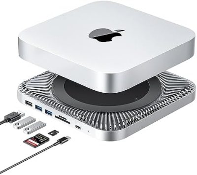 RayCue Mac Mini Hub & Type-C Stand with SSD Enclosure