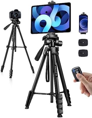 JOILCAN Phone Tripod Stand, 68" Tripod for iPad iPhone Tablet