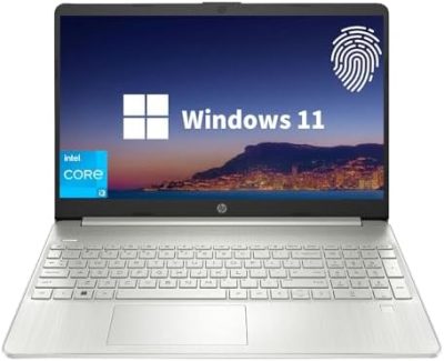 HP Essential Laptop, 15.6" FHD Display, Intel Core i3-1215U, 12GB