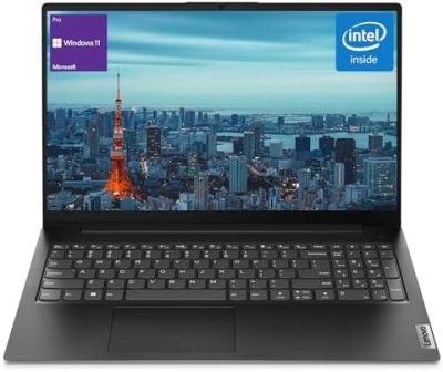 Lenovo V15 Portable Laptop, 15.6" FHD Anti-Glare Display, Business and